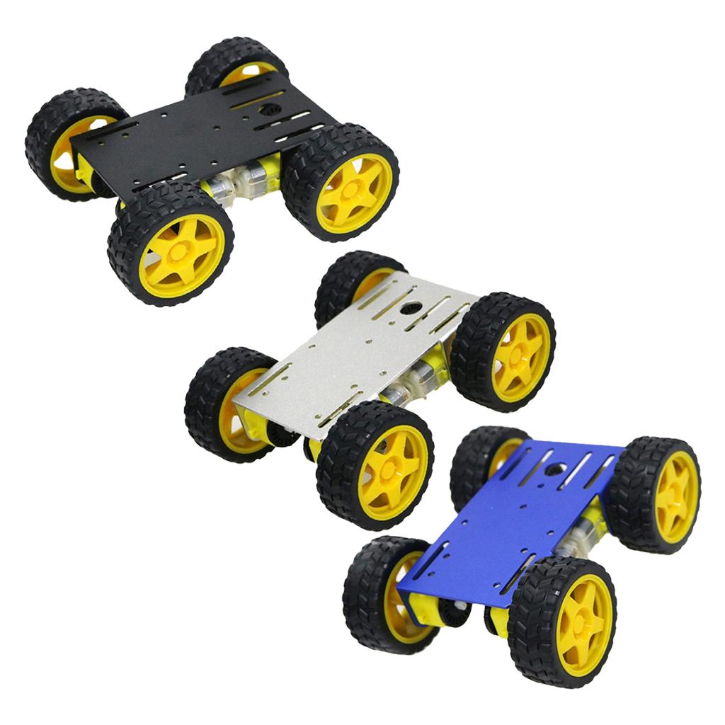 Maxbell 1 to 120 motor - C101 smart car chassis Remote control toy car Silver