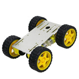 Maxbell 1 to 120 motor - C101 smart car chassis Remote control toy car Silver