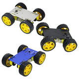 Maxbell 1 to 120 motor - C101 smart car chassis Remote control toy car Silver