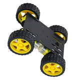 Maxbell 1 to 120 motor - C101 smart car chassis Remote control toy car Black