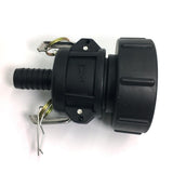 Maxbell Ton Barrel 3 Inch Thick Wire Change 2 '' Male +Female Head Leather Tube 25mm