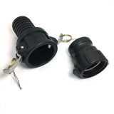 Maxbell Ton Barrel Joint 60mm Inner Coarse Tooth 2'' male + Female Adapter 50mm