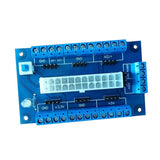 Max 24 Pins ATX Benchtop PC Power Board Computer Supply Breakout Module Adapter