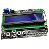 Max 1 Pc 16x2 Character LCD Display Module LCD Keypad Shield Blue Backlight