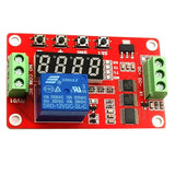Max DC 12V LCD Display Cycle Delay/Self-lock/Cycle/Timer Relay Switch Module