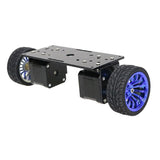Maxbell 42 Stepper Motor 65mm Double-Wheeled Robot Balancing Vehicle Chassis Blue