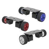 Maxbell 42 Stepper Motor 65mm Double-Wheeled Robot Balancing Vehicle Chassis Blue