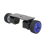 Maxbell 42 Stepper Motor 65mm Double-Wheeled Robot Balancing Vehicle Chassis Blue