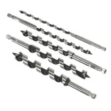 Maxbell 5 Pcs Carbon Steel Woodworking Drill Bit Auger Bits Drill Set Wood Case