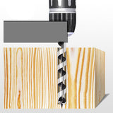 Maxbell 5 Pcs Carbon Steel Woodworking Drill Bit Auger Bits Drill Set Wood Case