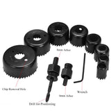 Maxbell 11 Sets of Forstner Bits Woodworking Openers Wood Hole Saw Kit Cutting Tools