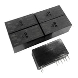 Maxbell 5Pcs DC Coil Voltage Power Relay 12V 16A 8Pin 1ON 1OFF General Purpose Relay