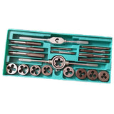 Maxbell 20/Set unids Taps and Dies of M3 ~ M12 Screw Thread Manual Tap and Die Set