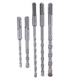 Maxbell 5pc Round-handle Electric Hammer Impact Drill Bit for Concrete Masonry Stone