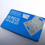 Max 40-Piece Alloy Tap and Die Set Essential Threading Tool with Storage Case