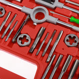 Max 40-Piece Alloy Tap and Die Set Essential Threading Tool with Storage Case
