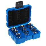 Max 14pcs Nuts Driver Bits E Socket Set Sleeve Screwdriver with Storage Case