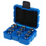 Max 14pcs Nuts Driver Bits E Socket Set Sleeve Screwdriver with Storage Case