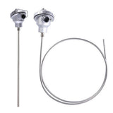 Maxbell 1 Pc Stainless Steel Probe Thermocouple K Type Temperature Sensor 6x1000mm