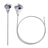 Maxbell 1 Pc Stainless Steel Probe Thermocouple K Type Temperature Sensor 3x500 mm