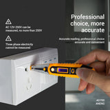 Max ANENG VD700 Probe Continuity Test Light Voltage Circuit Tester Pen Yellow