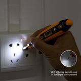 Max ANENG VD700 Probe Continuity Test Light Voltage Circuit Tester Pen Yellow