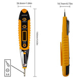 Max ANENG VD700 Probe Continuity Test Light Voltage Circuit Tester Pen Yellow