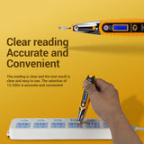 Max ANENG VD700 Probe Continuity Test Light Voltage Circuit Tester Pen Yellow