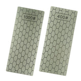Maxbell Diamond Full Sand Honeycombed Square Grinding Sheet Sharpen Tool 400 Mesh