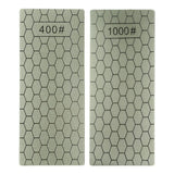 Maxbell Diamond Full Sand Honeycombed Square Grinding Sheet Sharpen Tool 400 Mesh