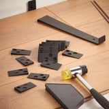 Maxbell Laminate Wood Flooring Installation Kit Tapping Block, Pull Bar and Spacers