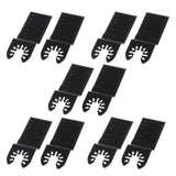 Maxbell 10pcs Wood Oscillating Multitool Quick Release High Carbon Steel Saw Blades