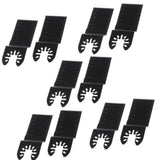 Maxbell 10pcs Wood Oscillating Multitool Quick Release High Carbon Steel Saw Blades