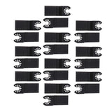 Maxbell 20pcs Wood Oscillating Multitool Quick Release High Carbon Steel Saw Blades