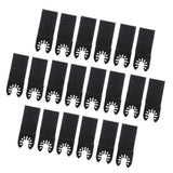 Maxbell 20pcs Wood Oscillating Multitool Quick Release High Carbon Steel Saw Blades