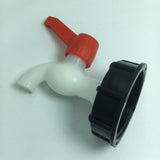 Maxbell 1 Pc PVC Thick Thread Connector Adapter Valve for Water Oil Ton Barrel,DN20