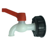 Maxbell 1 Pc PVC Thick Thread Connector Adapter Valve for Water Oil Ton Barrel,DN20