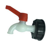 Maxbell 1 Pc PVC Thick Thread Connector Adapter Valve for Water Oil Ton Barrel,DN20