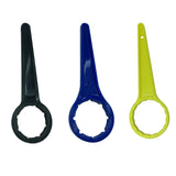 Maxbell Bucket Wrench Plastic Lid Opener Oil Can Bottle Opening Tool Blue_66mm