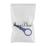 Maxbell Bucket Wrench Plastic Lid Opener Oil Can Bottle Opening Tool Blue_66mm