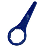 Maxbell Bucket Wrench Plastic Lid Opener Oil Can Bottle Opening Tool Blue_66mm