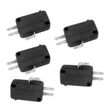 Max 5 Pieces 15A 250VAC V-15 Button SPDT 1NO 1NC Micro Switch Silver Contact