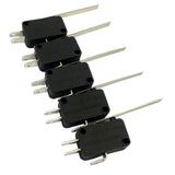 Max 5 Pieces 15A 250VAC V-15 Button SPDT 1NO 1NC Micro Switch with Lever