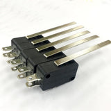 Max 5 Pieces 15A 250VAC V-15 Button SPDT 1NO 1NC Micro Switch with Lever