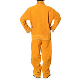 Max 1 Pc Anti-scalding Heat Insulation Protective Welding Welder Suit Yellow-XXL