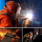 Max 1 Pc Anti-scalding Heat Insulation Protective Welding Welder Suit Yellow-XXL