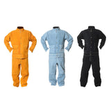 Max 1 Pc Anti-scalding Heat Insulation Protective Welding Welder Suit Yellow-XXL