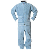 Max 1 Pc Anti-scalding Heat Insulation Protective Welding Welder Suit Blue-XXL