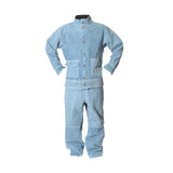 Max 1 Pc Anti-scalding Heat Insulation Protective Welding Welder Suit Blue-XXL