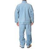 Max 1 Pc Anti-scalding Heat Insulation Protective Welding Welder Suit Blue-XXL